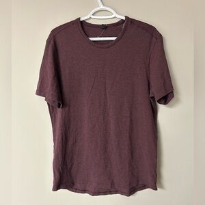 Lululemon 5 Year Basic Burgundy T Shirt